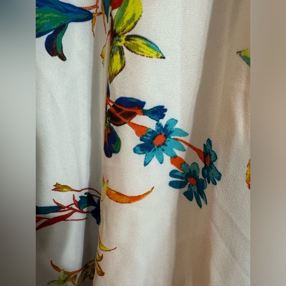 White floral dress by Worthington with pockets - Picture 7 of 8